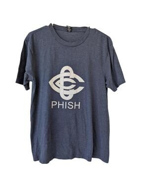 Phish Shirt Small Heather Blue District Jam Band Logo Graphic Tee Rock Festival